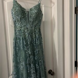 Jovani Sage Green Gown/Dress